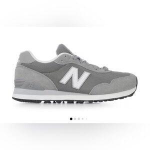 New Balance Men’s Grey and White Low-Top Sneaker